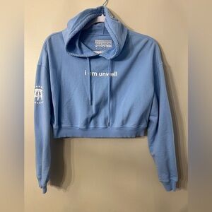 I am unwell Call Her Daddy cropped hoodie